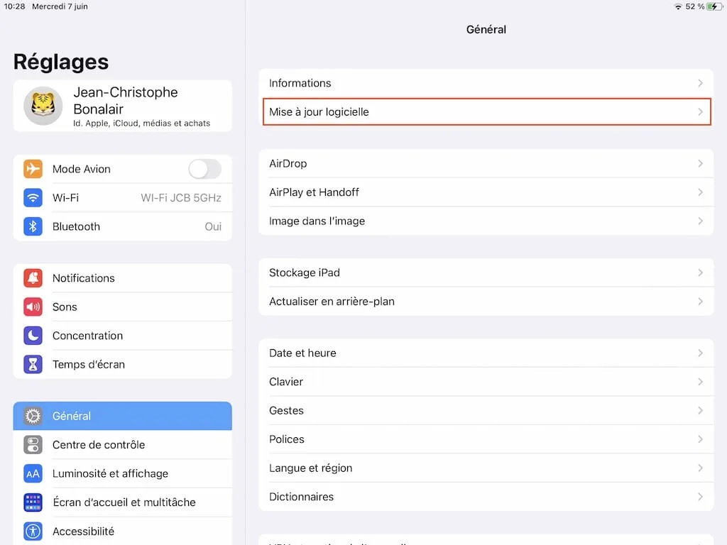 comment telecharger la beta iPadOS17