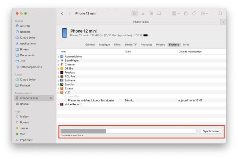 Comment copier un film sur son iPhone / iPad (MKV, MP4, AVI, MOV, H.264