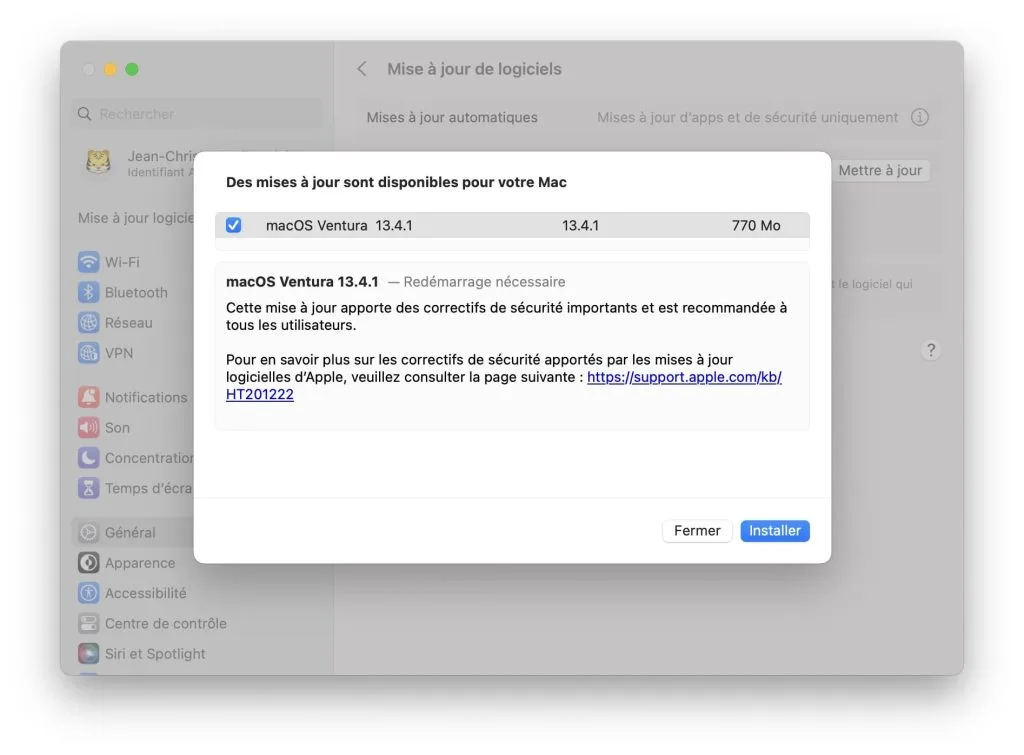 download macOS Ventura 13.4.1