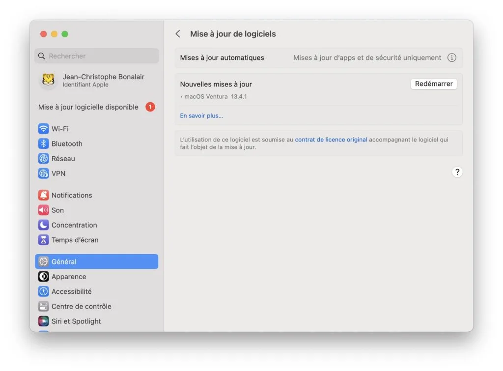 Télécharger macOS Ventura 13.4.1 pour Mac (version finale) 4 maj mac os 13.4.1