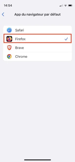 Comment changer le navigateur web par défaut sur Mac / iPhone 5 remplacer chrome par safari sur iphone