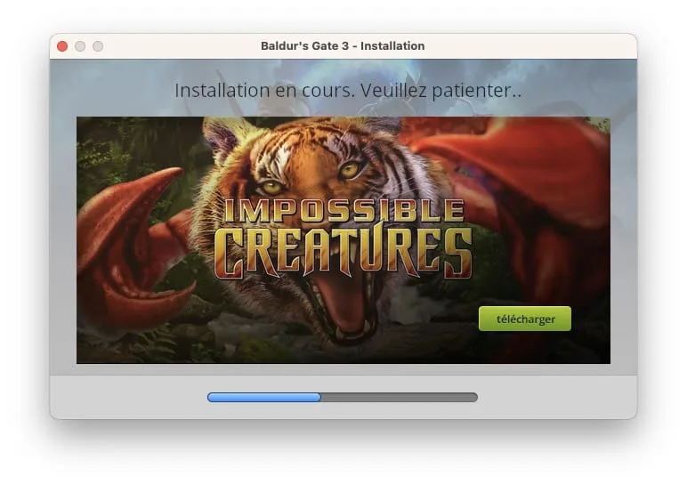 Comment jouer à Baldur’s Gate 3 sur Mac (Intel / Silicon M1 / M2) 10 installation complete baldur s gate 3 version windows sur mac