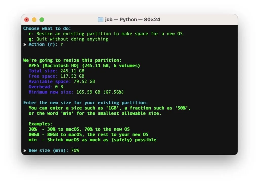 linux mode natif mac m1 m2