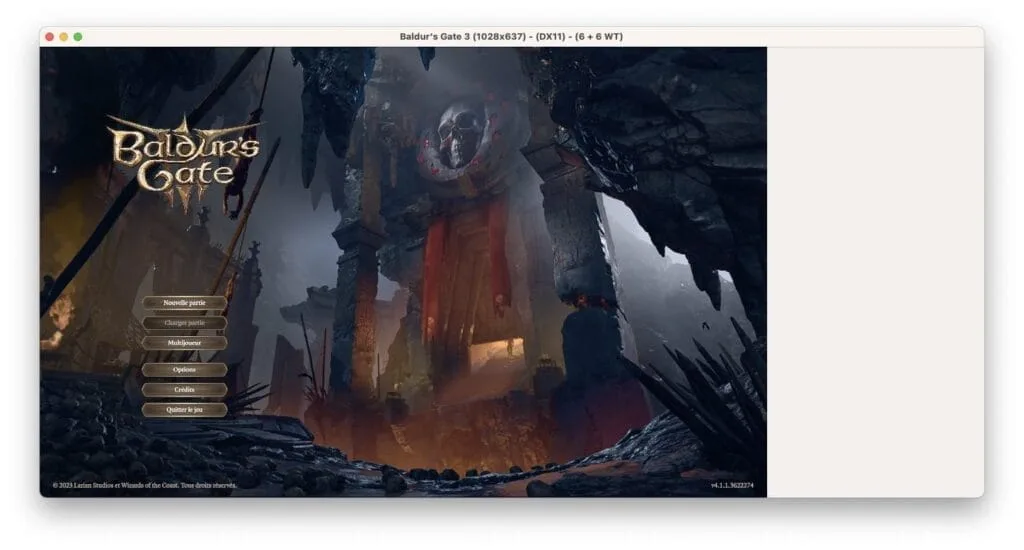 Comment jouer à Baldur’s Gate 3 sur Mac (Intel / Silicon M1 / M2) 13 premier lancement baldurs gate 3 mac