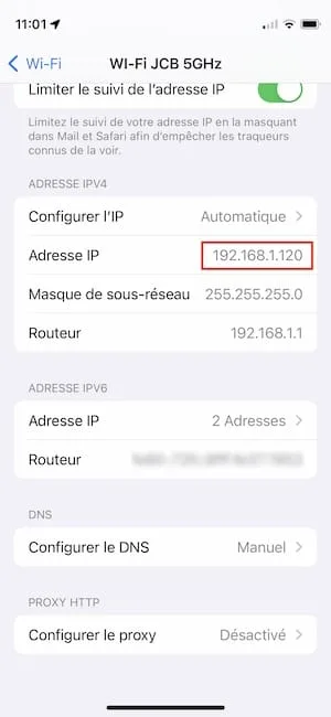 Comment trouver l’adresse IP de son iPhone / iPad (2 méthodes) 3 ip iphone