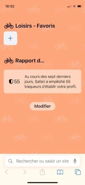 safari ios 17 creation profil