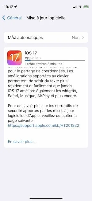 Télécharger iOS 17 en version finale pour iPhone (liens IPSW) 3 telechargement ios 17