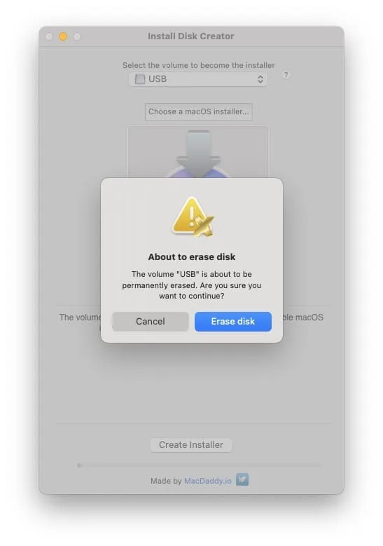 Créer une clé USB d'installation de macOS Sonoma sans le Terminal 5 formater cle usb sonoma