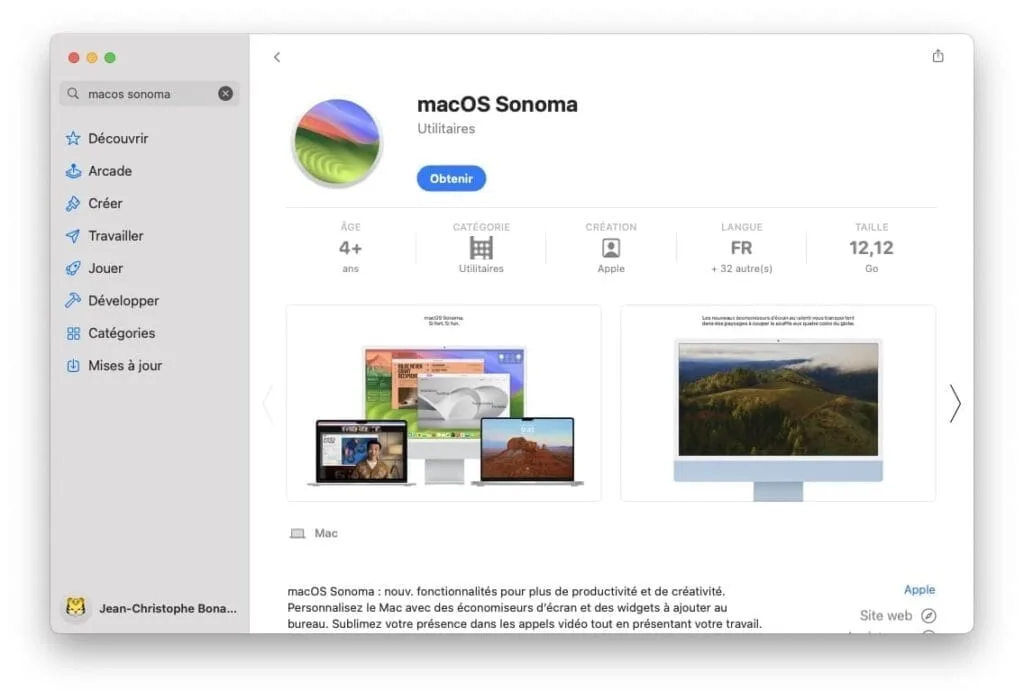 Créer une clé USB d'installation de macOS Sonoma sans le Terminal 1 macos sonoma cle usb sans terminal