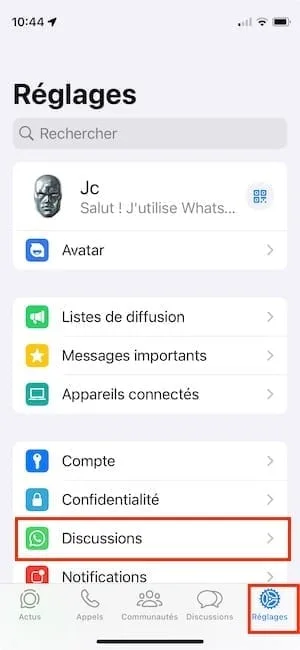 Sauvegarder les discussions WhatsApp sur iPhone (avec ou sans iCloud) 1 sauvegarder discussions whatsapp iphone