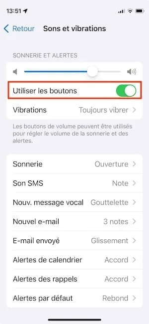 Comment modifier le volume de l'alarme sur iPhone / iPad (faible, fort avec vibrations) 3 augmenter volume alarme iphone