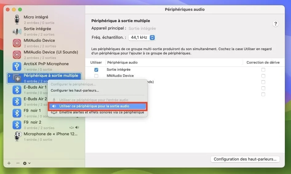comment utiliser deux casques en même temps sur mac