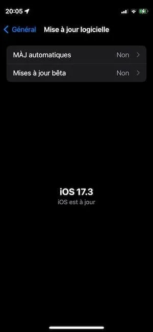 ios 17.3 telecharger mise a jour iphone