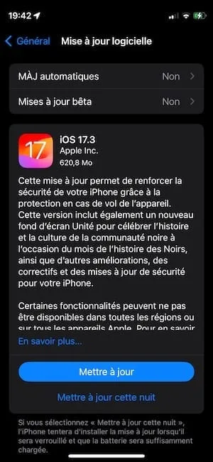 telecharger ios 17.3