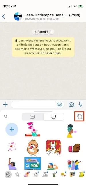 nouveaux stickers whatsapp