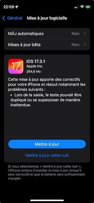 telecharger iOS 17.3.1