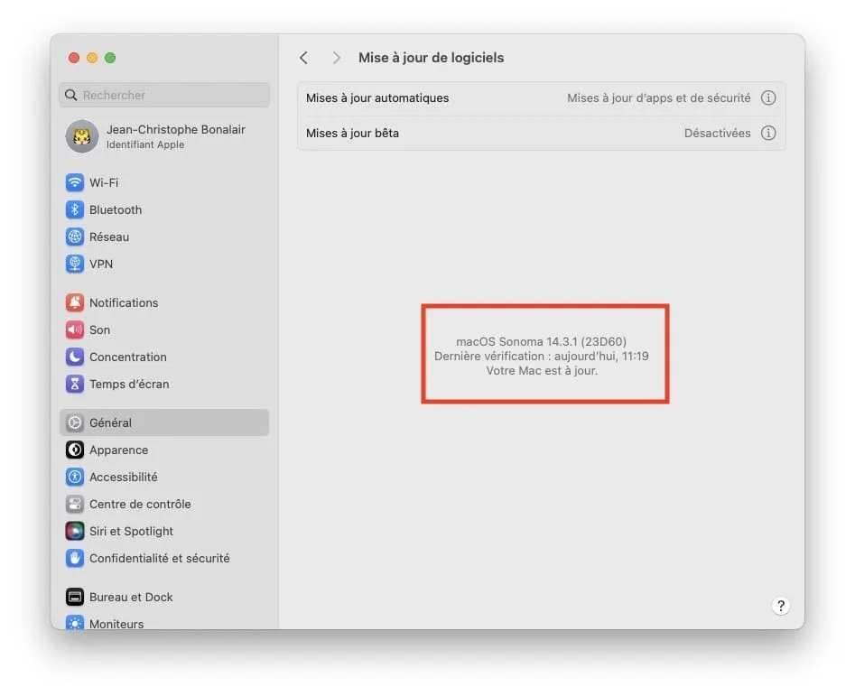 Télécharger macOS Sonoma 14.3.1 en version finale (lien direct) 4 telecharger sonoma 14.3.1 macbook imac