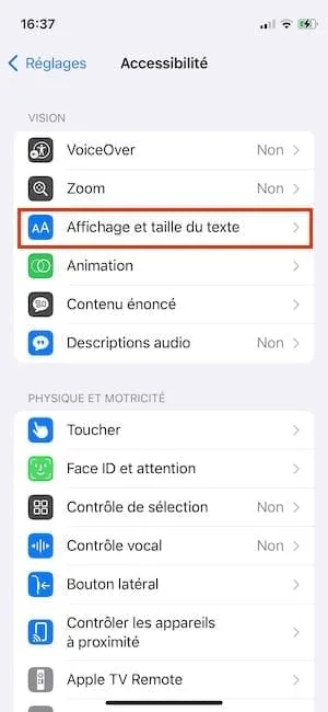 diminuer la luminosite de son iPhone la nuit