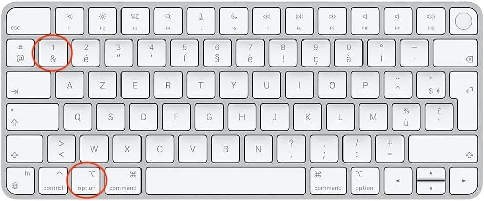 logo apple clavier mac