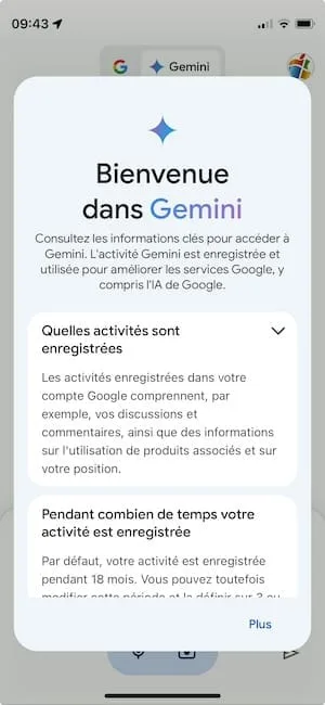 Comment installer Gemini sur iPhone (IA de Google) 3 gemini ios