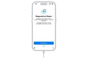 mettre son iPhone en mode diagnostic