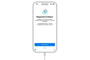 mettre son iPhone en mode diagnostic