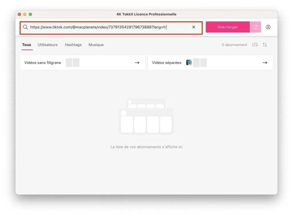 Comment télécharger une vidéo TikTok ? 1 telecharger videos tiktok sur mac