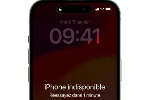 iphone indisponible tutoriel