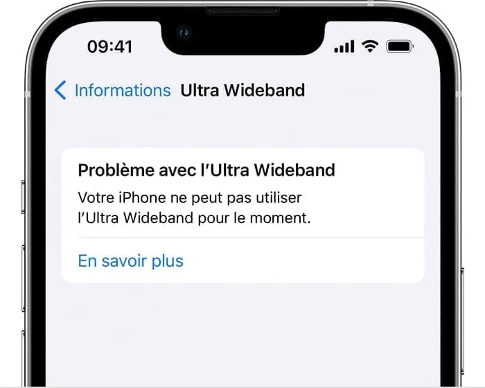 comment resoudre probleme avec ultra wideband