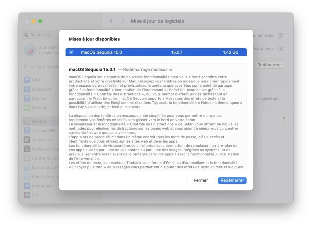 Télécharger macOS Sequoia 15.0.1 pour Mac en version finale (lien direct) 2 telecharger sequoia 15.0.1