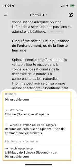 moteur de recherche chatGPT searchgpt iphone