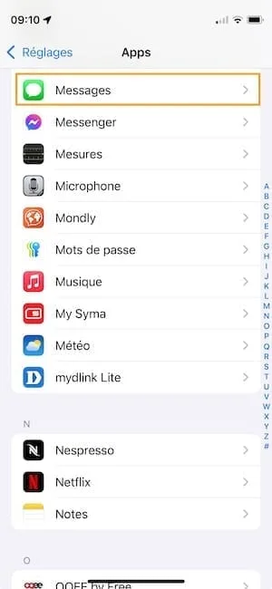 ne pas garder messages sur iphone