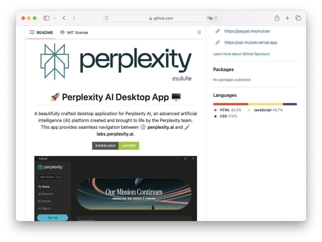 perplexity github