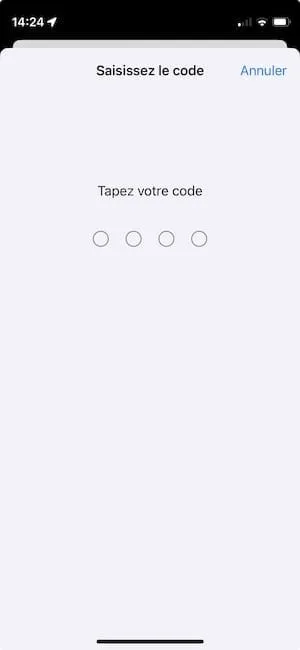 centre de controle iphone face id