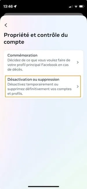 effacer compte facebook 2025