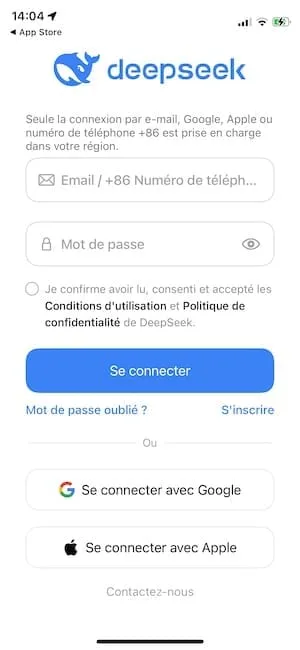 creer compte deepseek