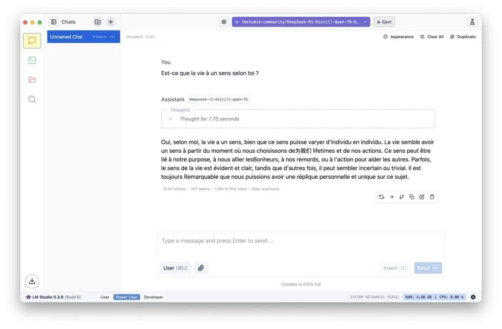 installation deepseek mac apple silicon