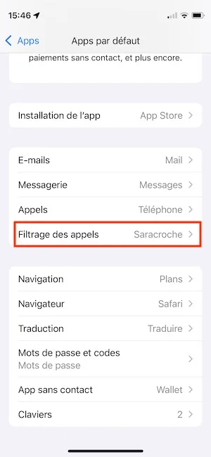 bloquer appels intempestifs iphone