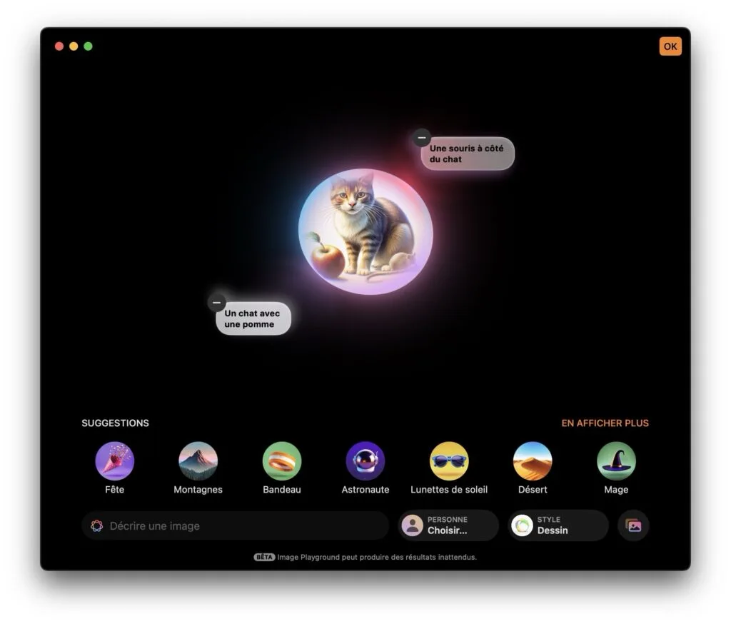 generer image sur mac avec apple intelligence