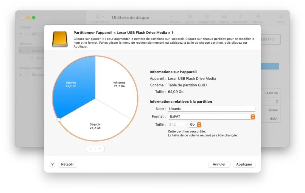 multiboot cle usb partition pour linux ubuntu