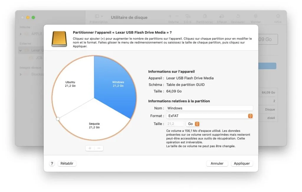 multiboot cle usb partition pour windows 11