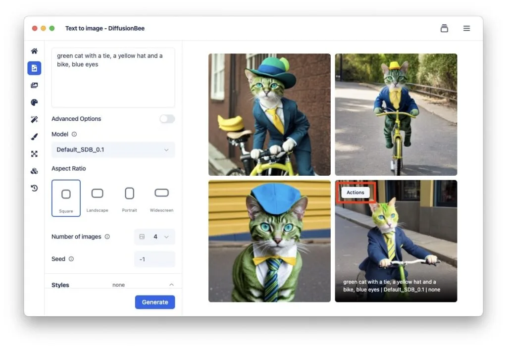 outil generation image gratuit mac