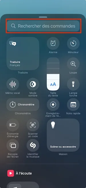 recherche commande musique d ambiance iphone