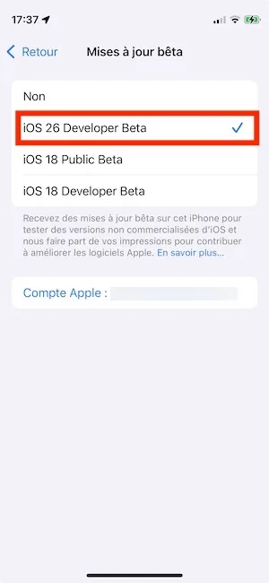 tuto installer ios 26 iphone ou ipados 26 sur ipad