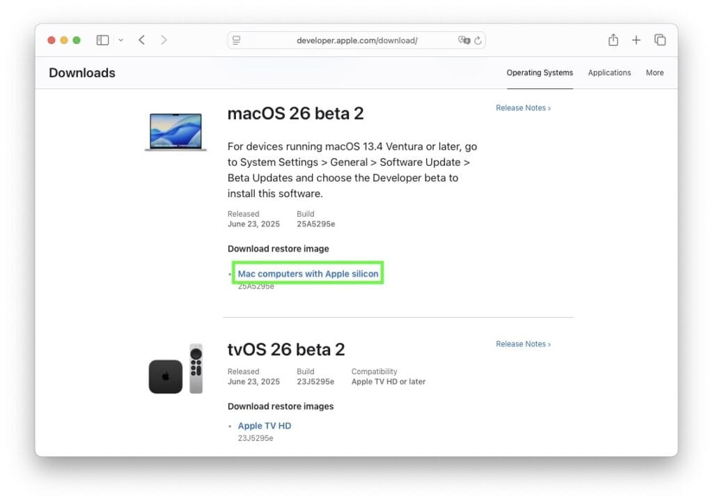 macos 26 installation virtuelle machine
