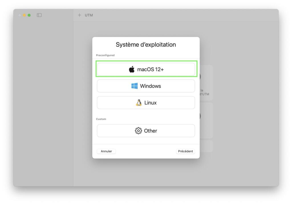 macos 26 tahoe VM UTM