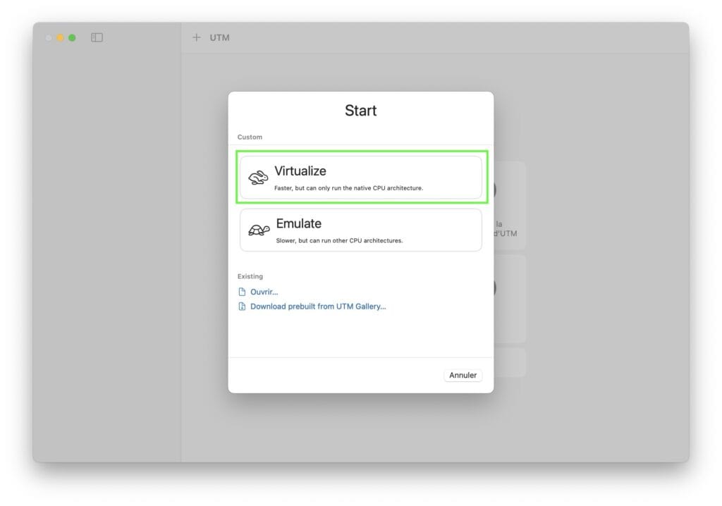 macos tahoe VM UTM
