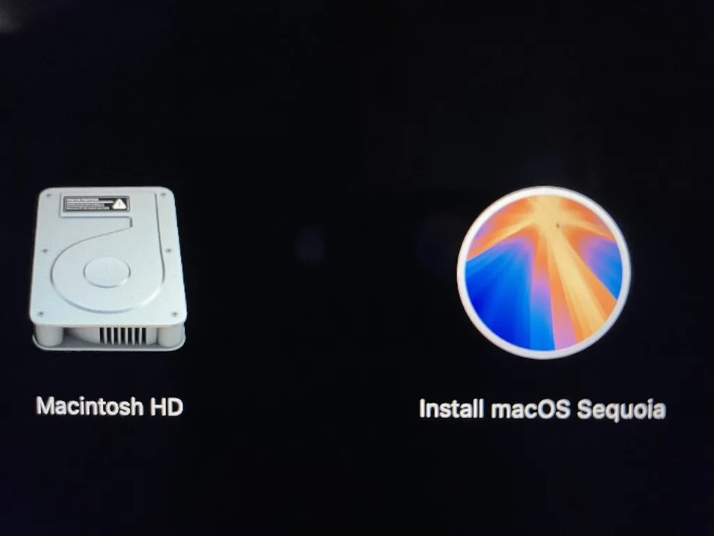 formater macos tahoe pour downgrader