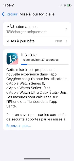 iOS 18.6.1 iphone update