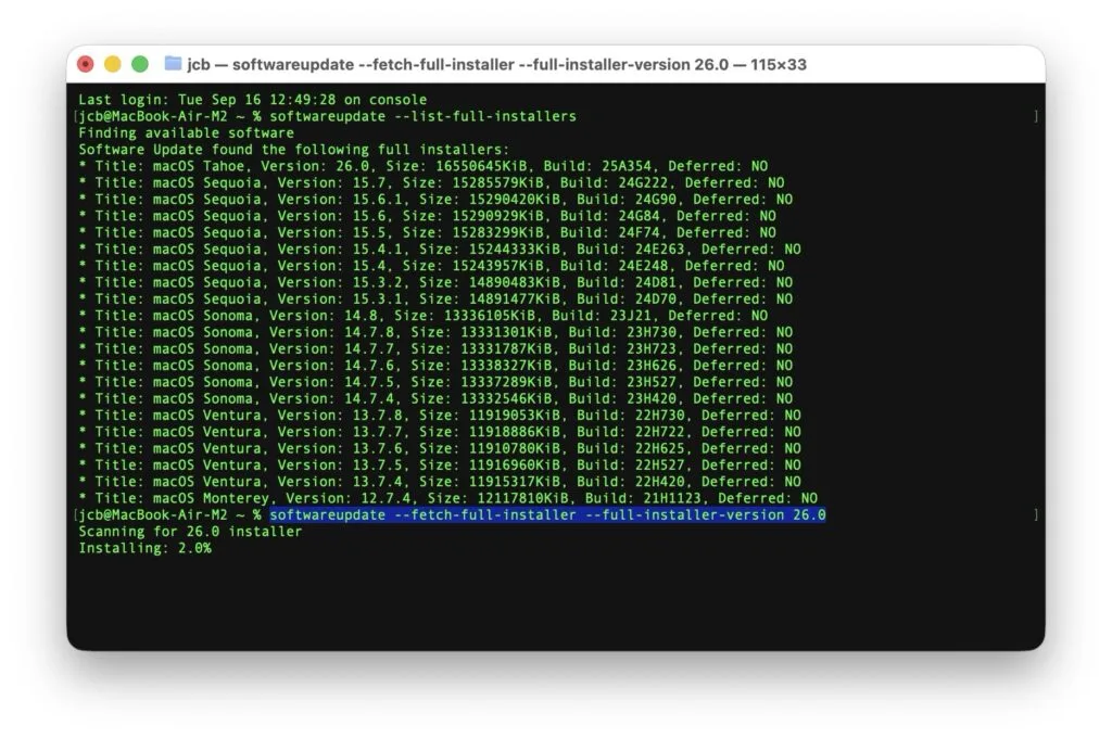 download tahoe terminal